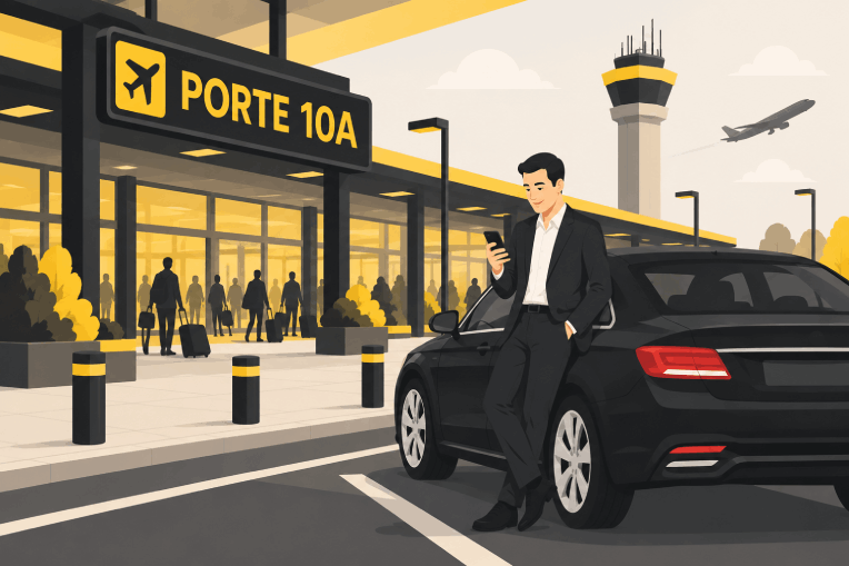 Votre chauffeur vous attend au Terminal 1-2 d’Orly