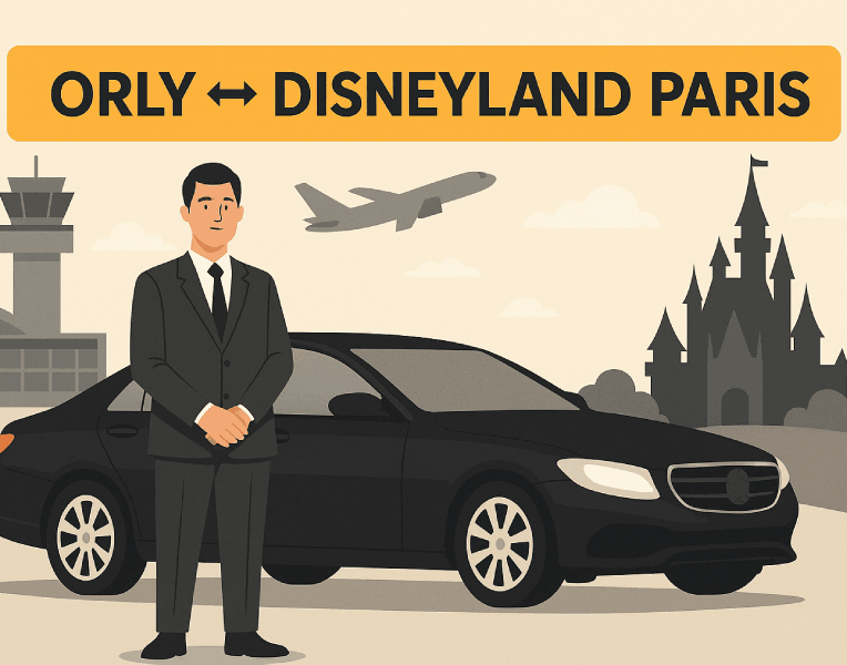 Transfert VTC Orly Disneyland Paris et Paris Disney