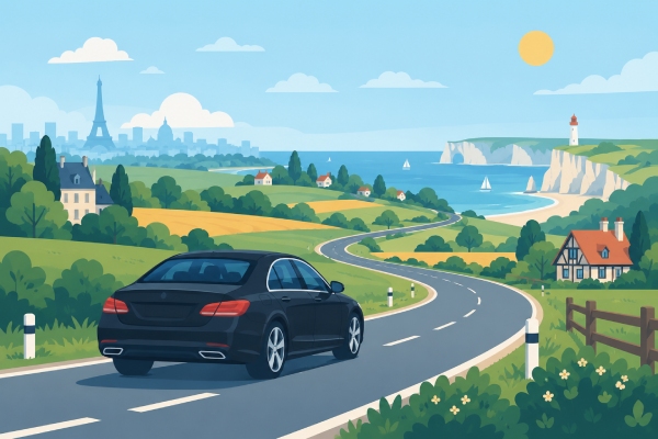 Votre VTC longue distance depuis Paris et l’Île-de-France